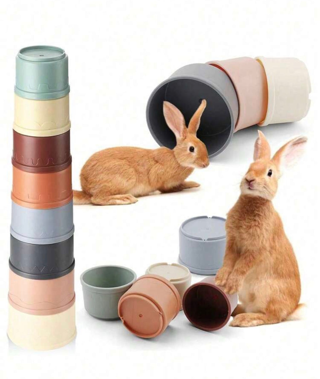Tazas apilables para forrajeo
