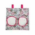 Henera floral fondo blanco sin manchas